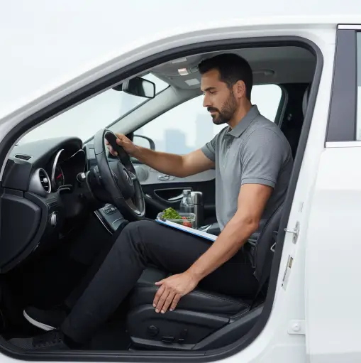 Ergonomia pracy kierowcy taxi